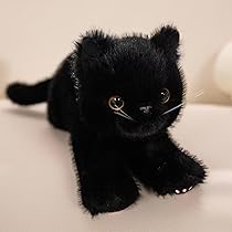 猫の顔 ぬいぐるみ 黒 ぬいぐるみ potte 黒猫 猫 （ ヌイグルミ ねこ ネコ 動物 雑貨